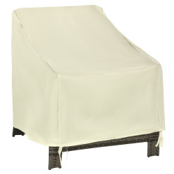 Capa de proteção para cadeiras cobertura de móveis cadeira impermeável exterior, jardim proteção contra chuva e sol 68x87x77 cm 600d oxford tecido