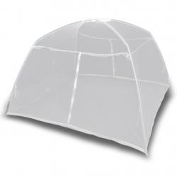 vidaXL Tenda de campismo 200x120x130 cm fibra de vidro branco - Imagen 1