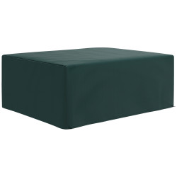 Capa Protetora para Móveis Retangular Cobertura de Móveis para Jardim Impermeável para Terraço Varanda 235x190x90 cm Verde