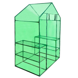 Estufa com acesso greenhouse com 4 prateleiras