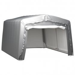 Tenda de armazenamento 370x370 cm aço cinzento - Imagen 1