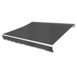 Toldo dobrável motorizado 400 cm antracite