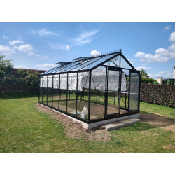 Estufa de Vidro Cosmos Black – 15,88 m²