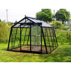 Estufa de Vidro Aurora Black – 9,12 m²