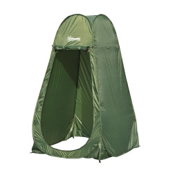 Tenda de duche para campismo dobrável pop up tenda de privacidade com proteção UV e tecido impermeável 100x100x185cm verde escuro