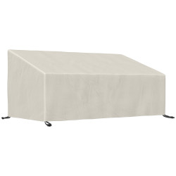 Capa protetora para móveis de jardim 218x111x63-101 cm cobertura de móveis de tecido oxford 600d impermeável para sofás bancos