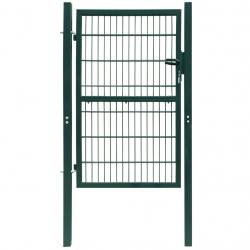 2 D portão de cerca (simples), verde 106 x 210 cm - Imagen 1